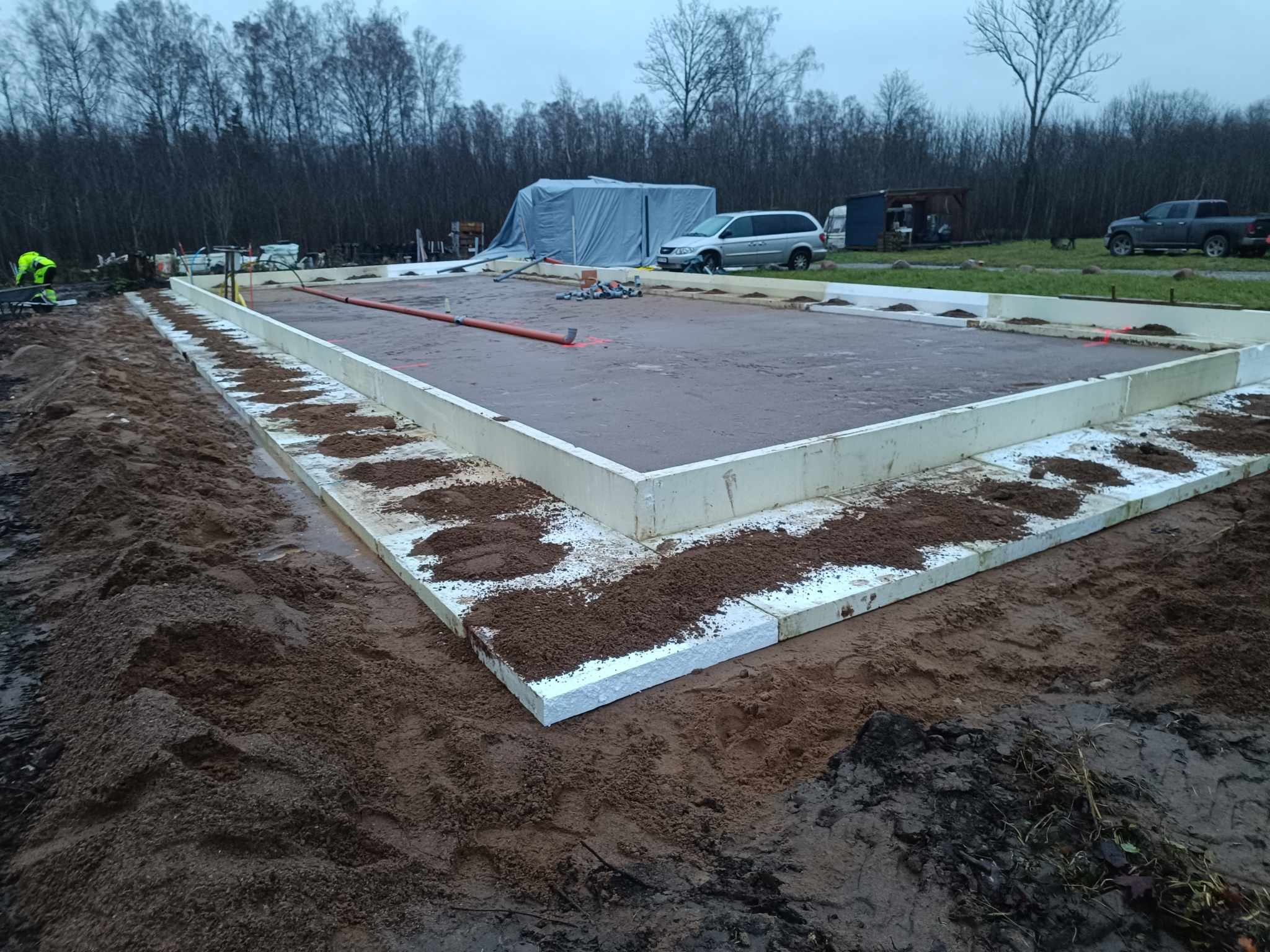 Plaatvundament – tehtud töö