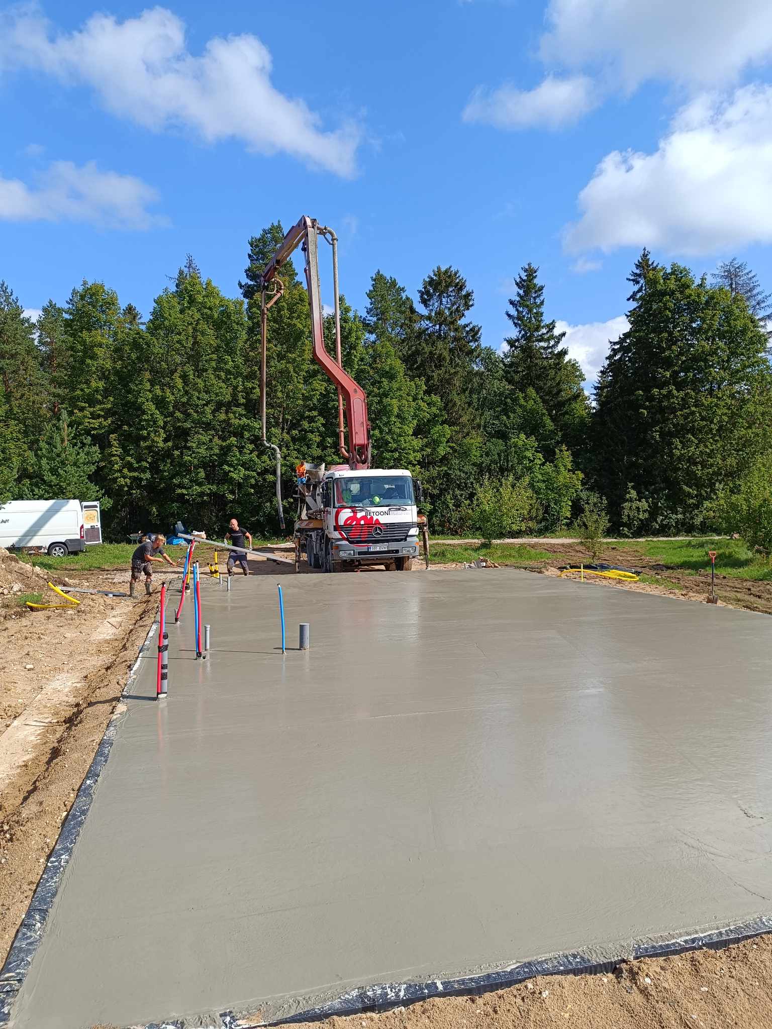 Plaatvundament – tehtud töö