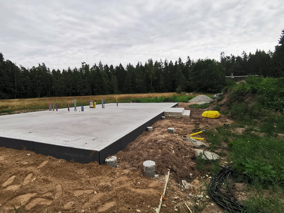 Plaatvundament – tehtud töö