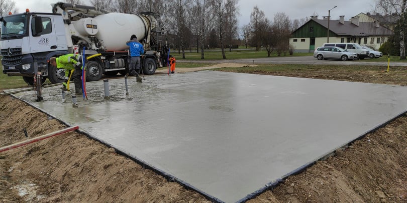 Plaatvundament – tehtud töö