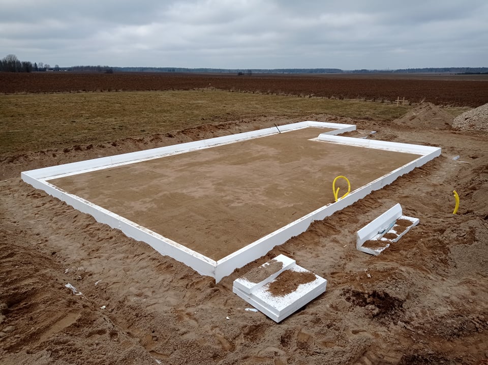 Plaatvundament – tehtud töö