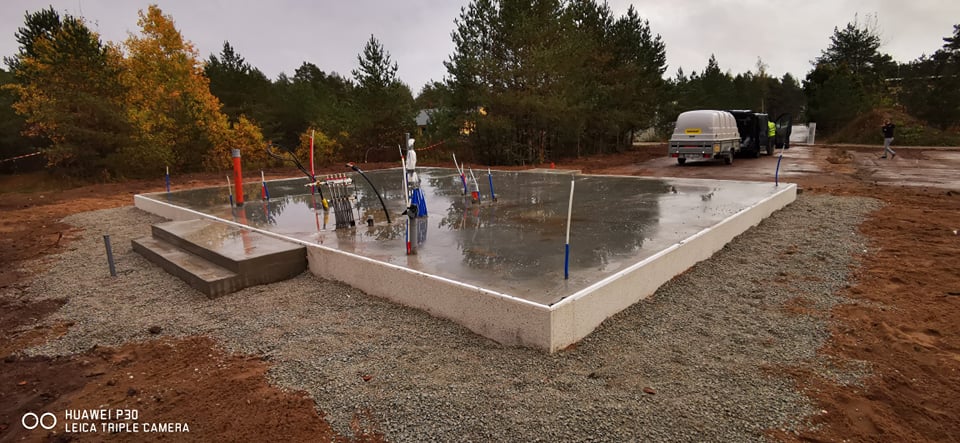 Plaatvundament – tehtud töö