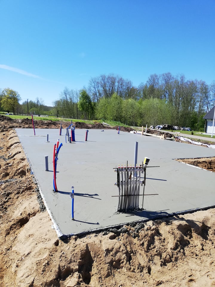 Plaatvundament – tehtud töö