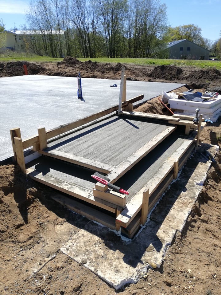 Plaatvundament – tehtud töö