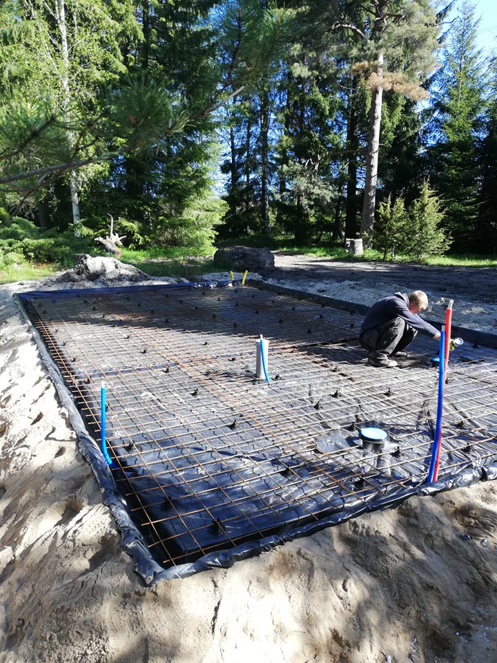 Plaatvundament – tehtud töö