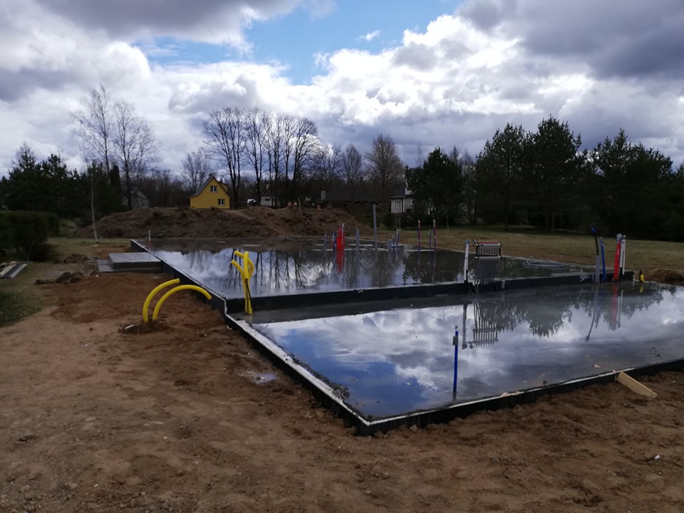 Plaatvundament – tehtud töö