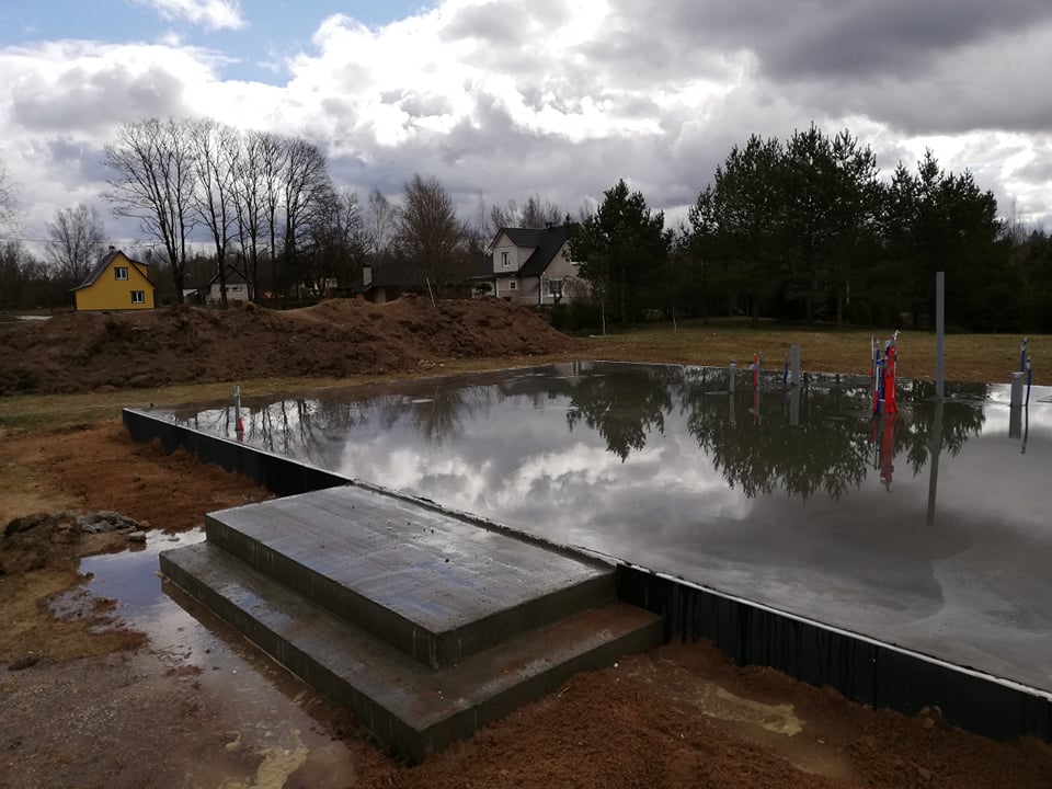 Plaatvundament – tehtud töö